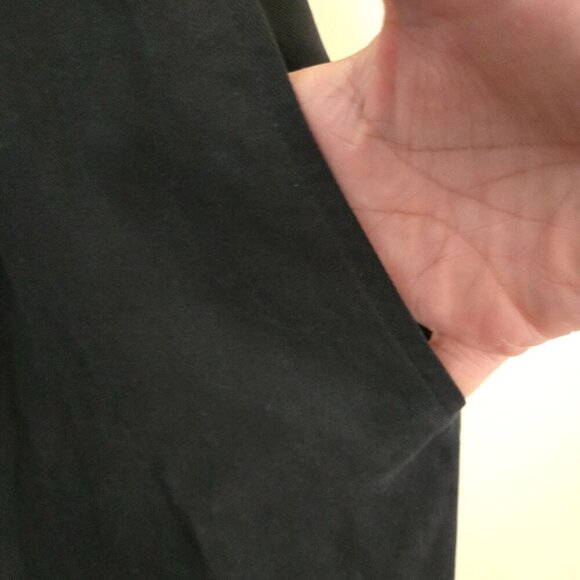 Reformation Avalon Pant Tie Ankle Paperbag Waist Black Size 8 - Picture 11 of 13